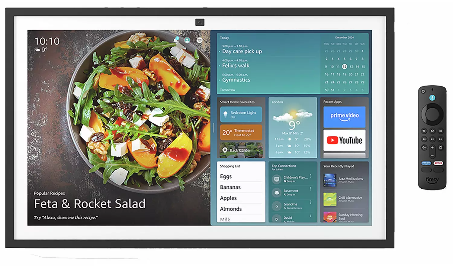 Amazon Echo Show 15 wall-mounted smart display