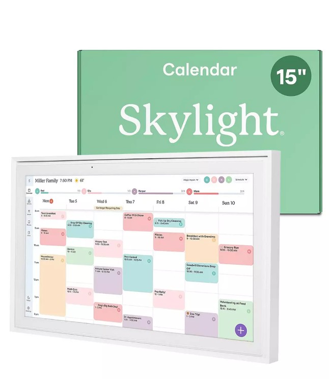 Skylight Calendar touchscreen display